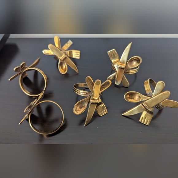 Napkin Rings‎ in Brass - Picture 3 of 7